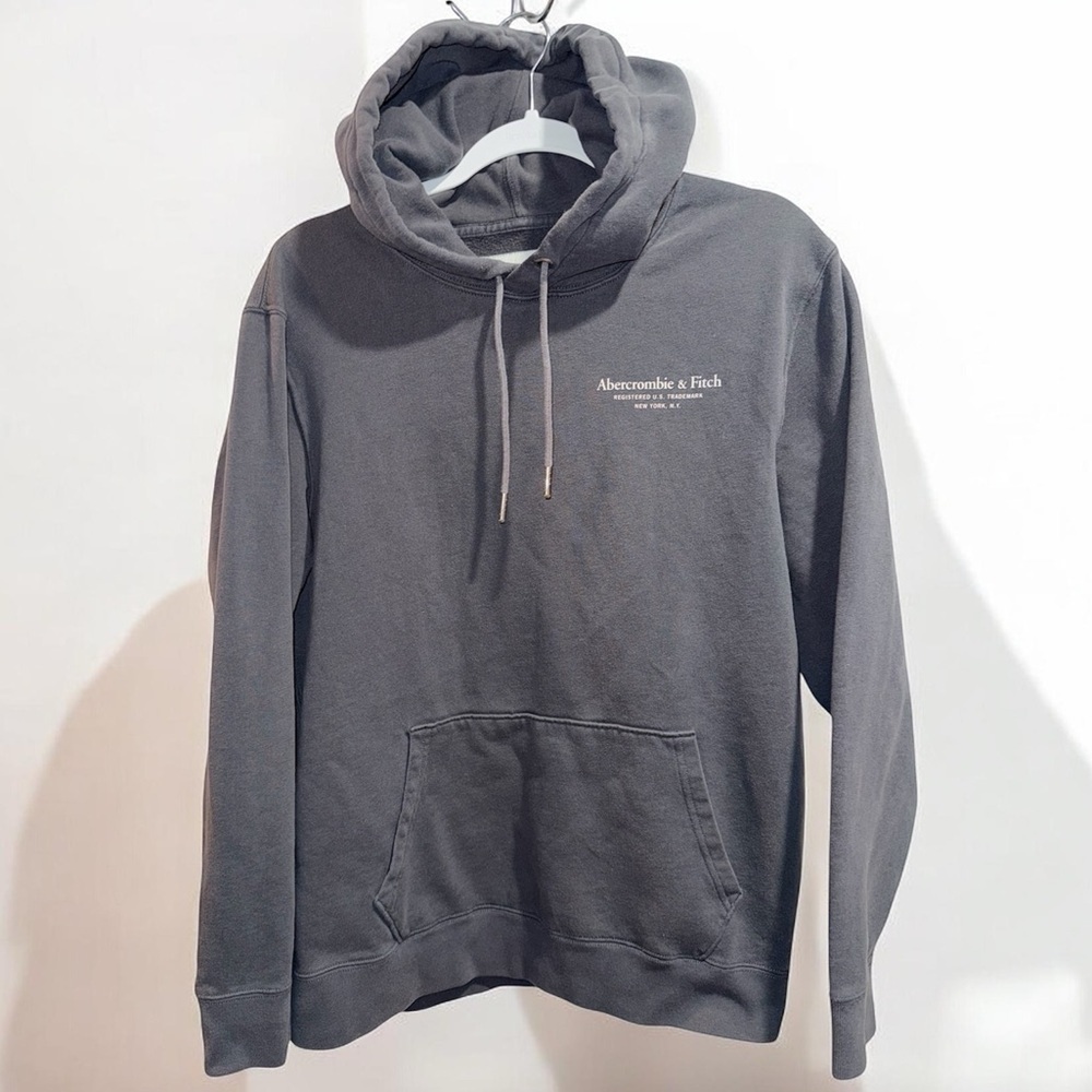Abercrombie & Fitch Y2K Grey Hoodie size Medium